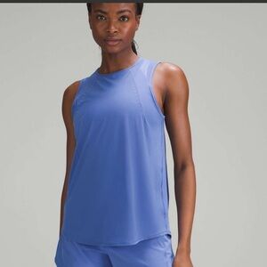 Lululemon pleat back sculpt tank wild indigo